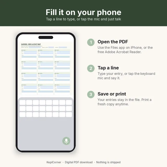 Garden Planner printable – fillable demo (image 6 of 10)