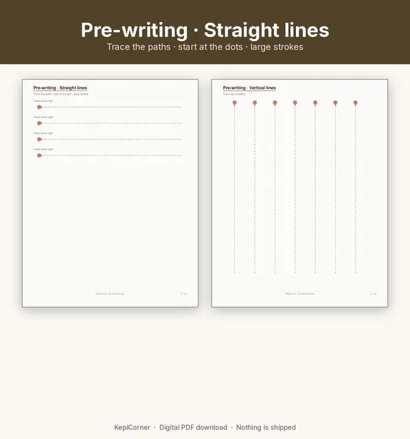 Pre-K Worksheets Ages 3–5 printable – prewriting (image 3 of 10)