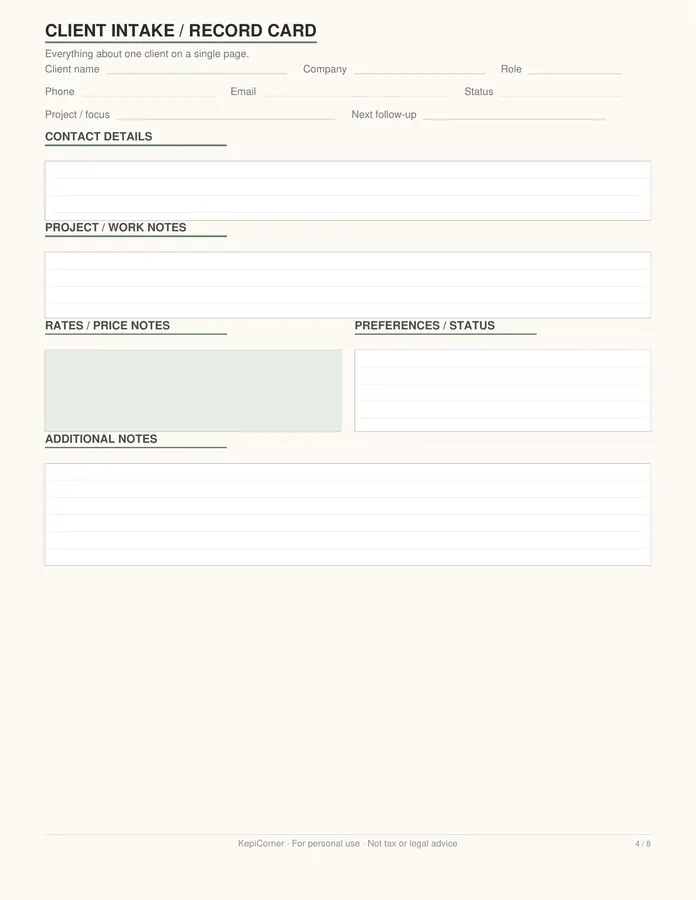 Client Tracker printable – page 4 of 8, rendered from Client-Tracker-Letter.pdf