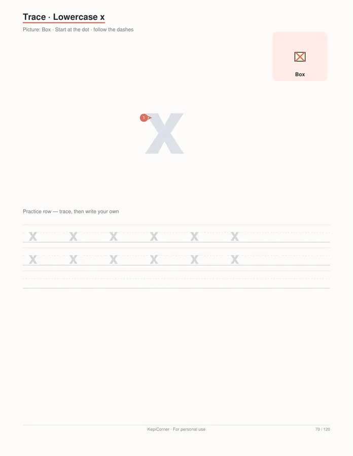 Pre-K Worksheets Ages 3–5 printable – page 70 of 120, rendered from PreK-Ages3-5-Learning-Worksheets-Letter.pdf