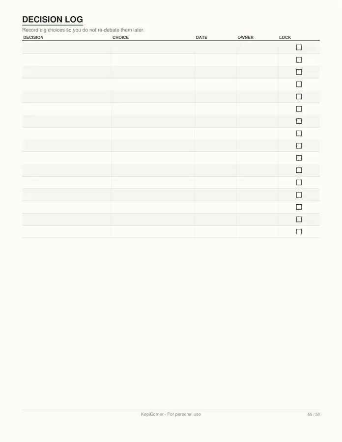 Wedding Planning Checklist printable – page 55 of 58, rendered from Wedding-Planning-Checklist-Letter.pdf